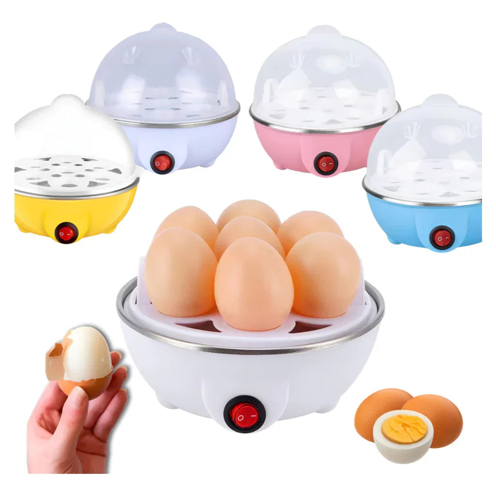 Cozedor de Ovos à Vapor Elétrico Portátil Automático 110V – Prático e Rápido