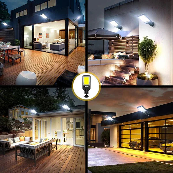 Luminária LED Solar Potência 1000W + Sensor de Movimento e Controle Remoto - 🔥Promoção Fim de Ano🔥